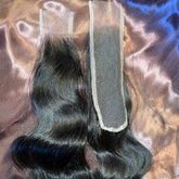 2x6 closure RAW Cambodian Natural Wavy
