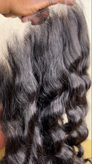 Raw Cambodian Natural Wavy HD 13x6 Frontal