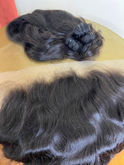 Raw Cambodian Natural Wavy HD 13x6 Frontal