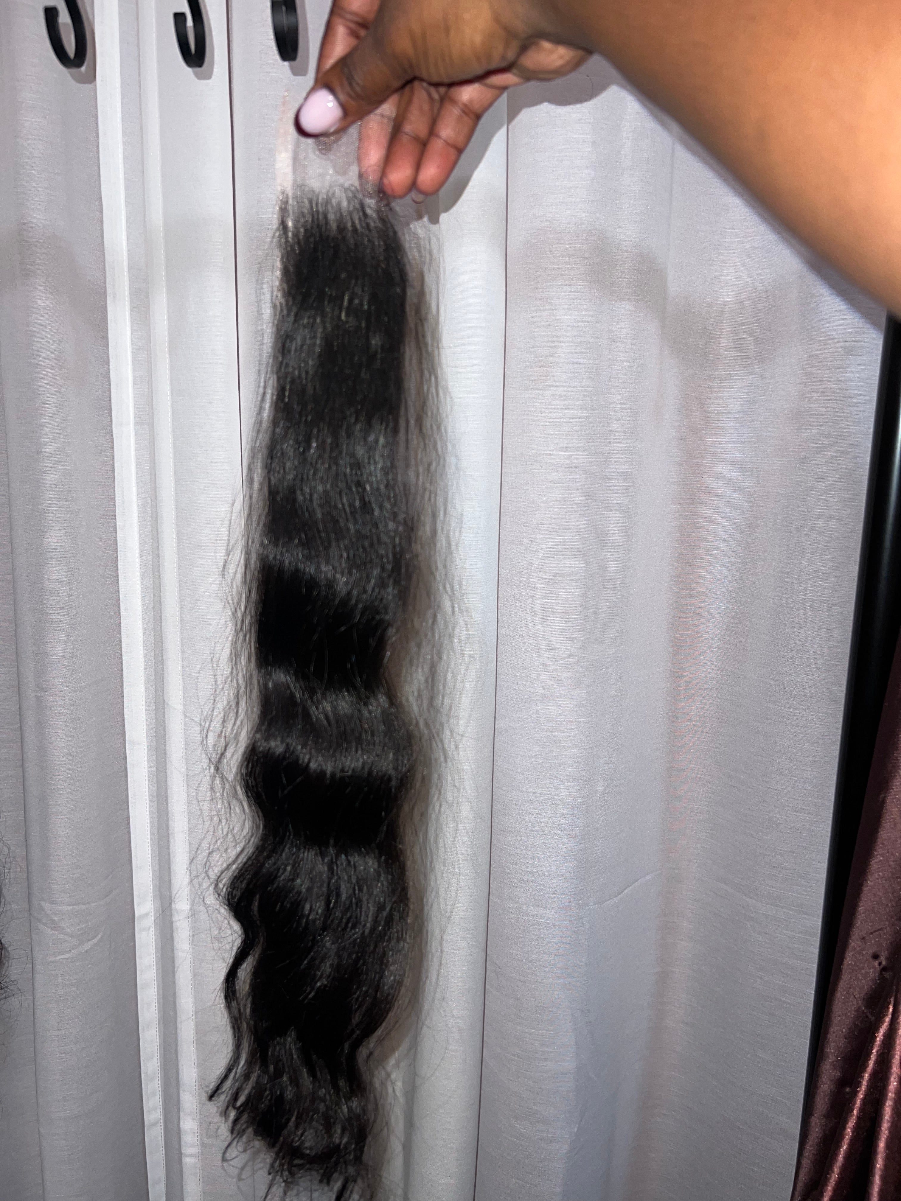 2x6 closure RAW Cambodian Natural Wavy