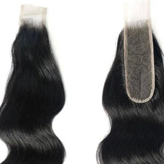 2x6 closure RAW Cambodian Natural Wavy