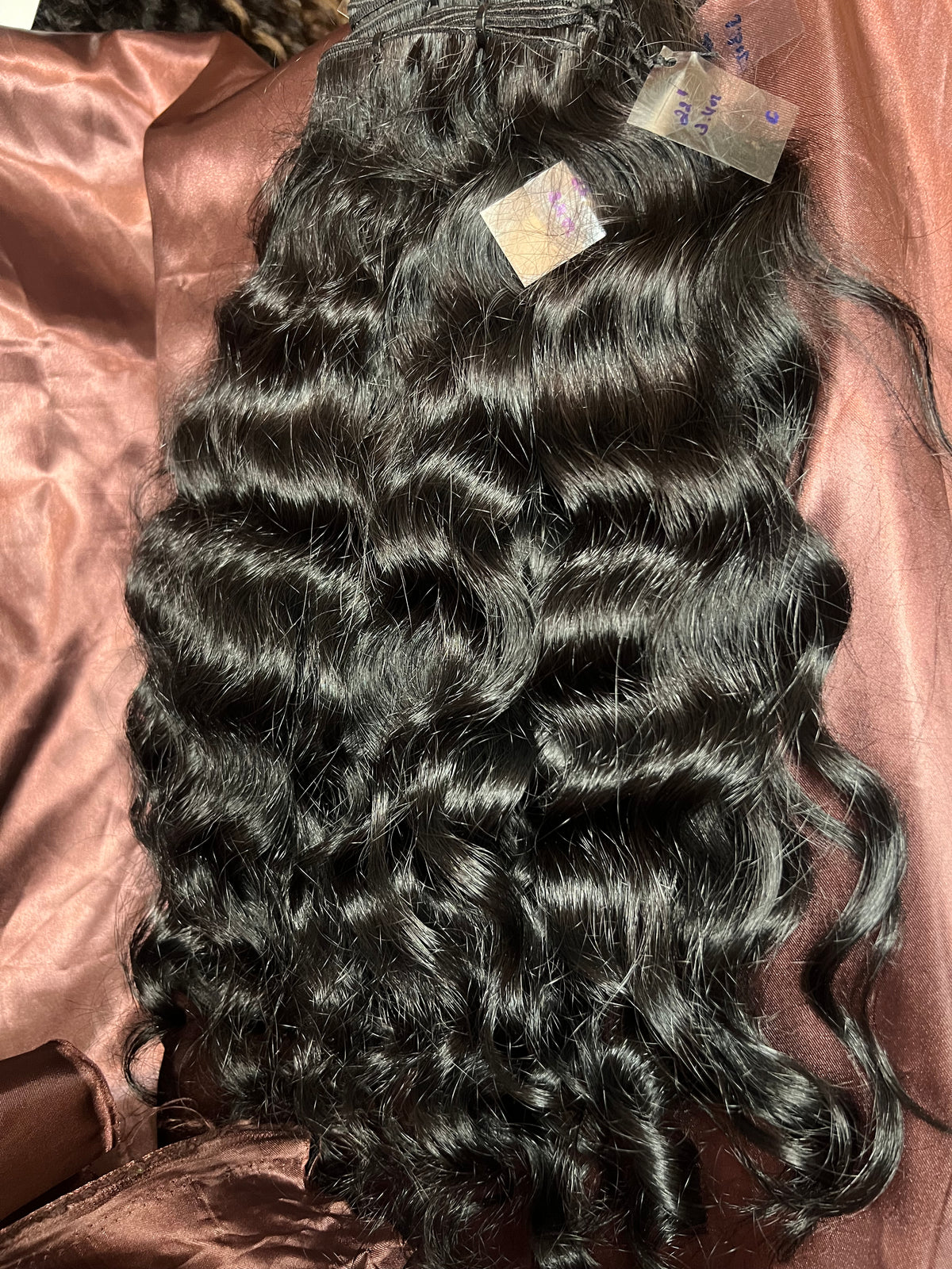 Raw Cambodian Wavy/Curly  Single Bundles