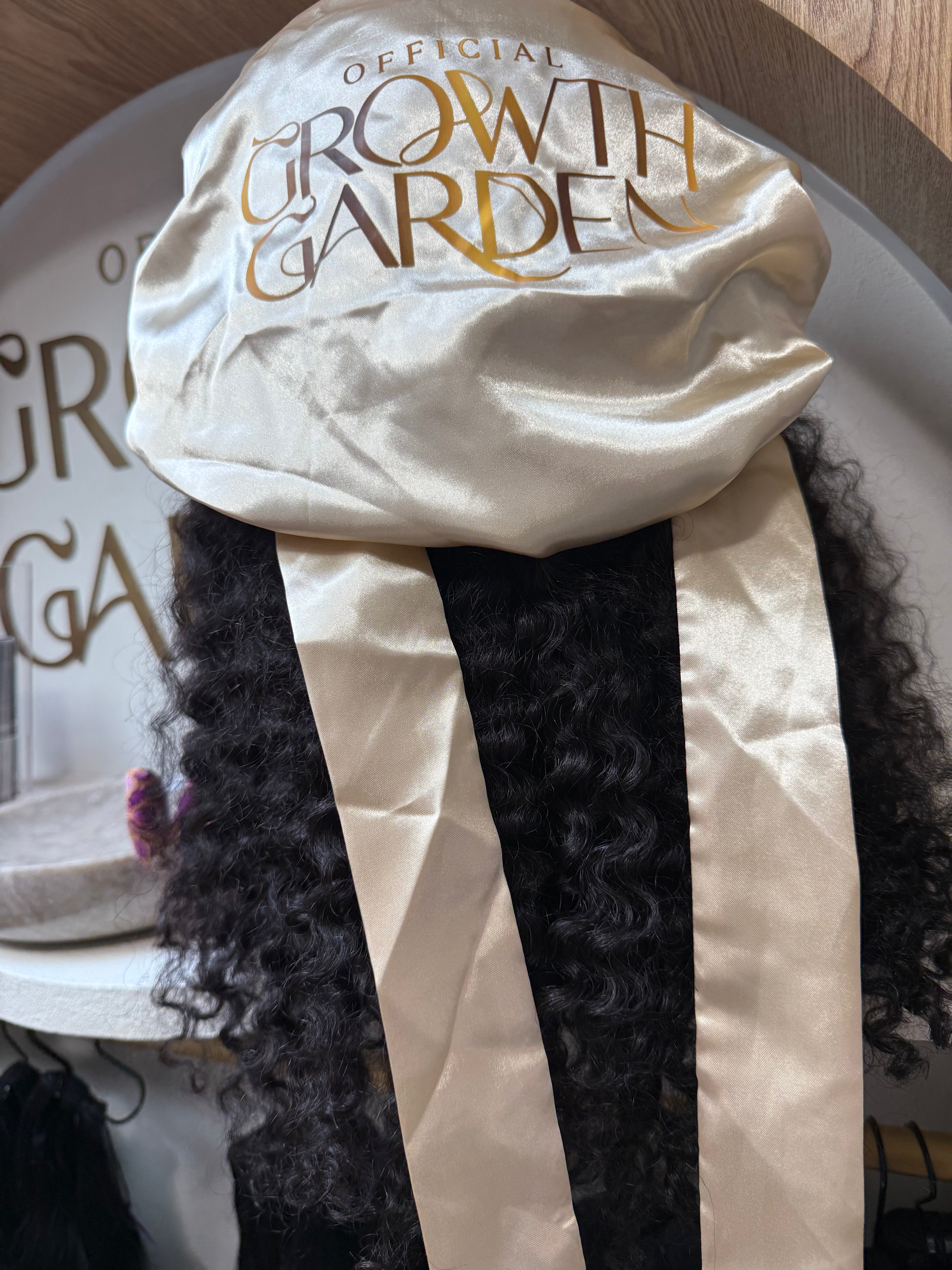 For Naturals by Natural Satin Bonnet