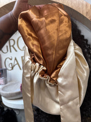For Naturals by Natural Satin Bonnet