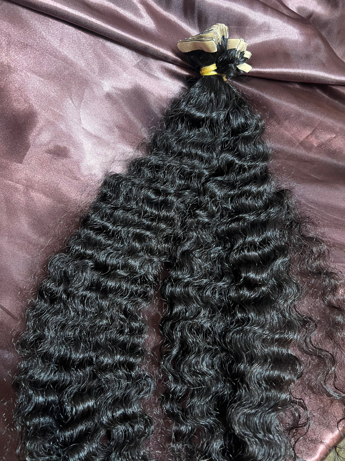 Raw Burmes Curly  "TAPE INS"