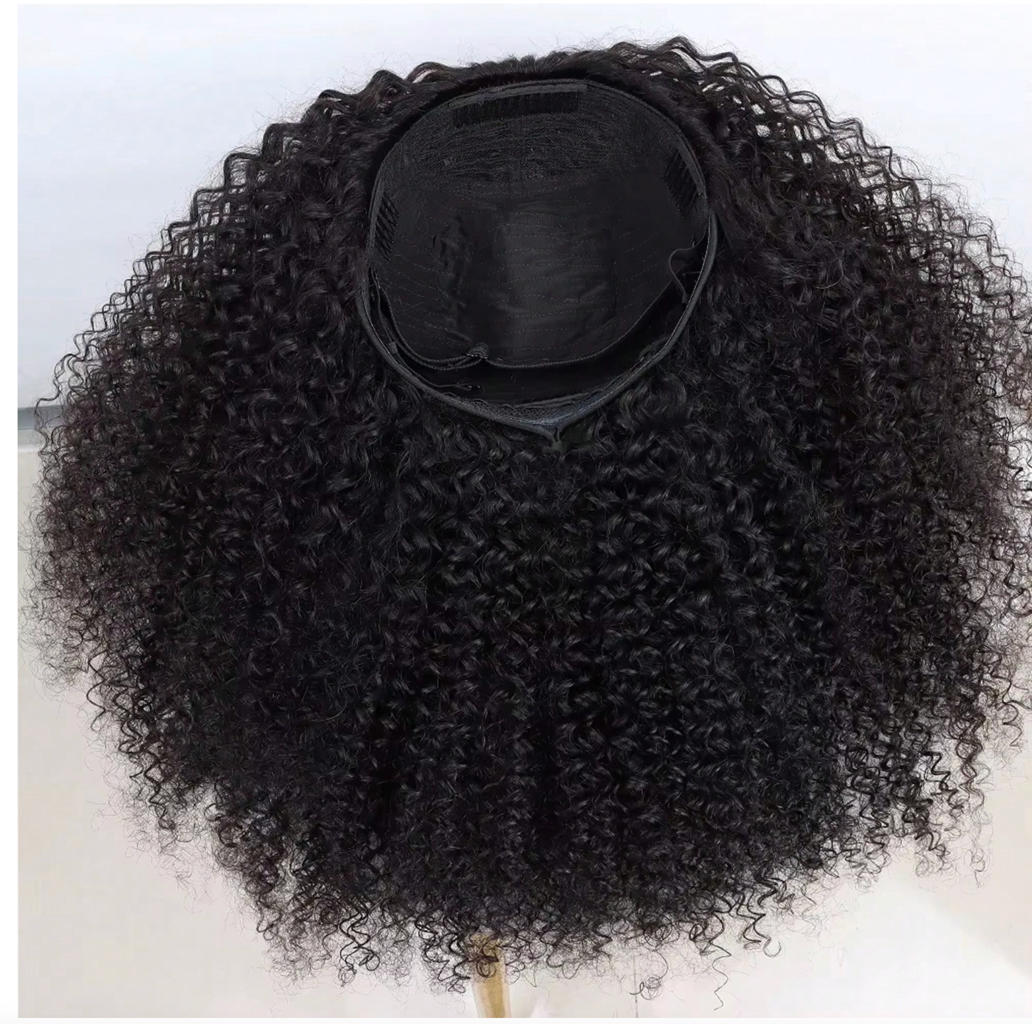 Burmese Curly Half Wig