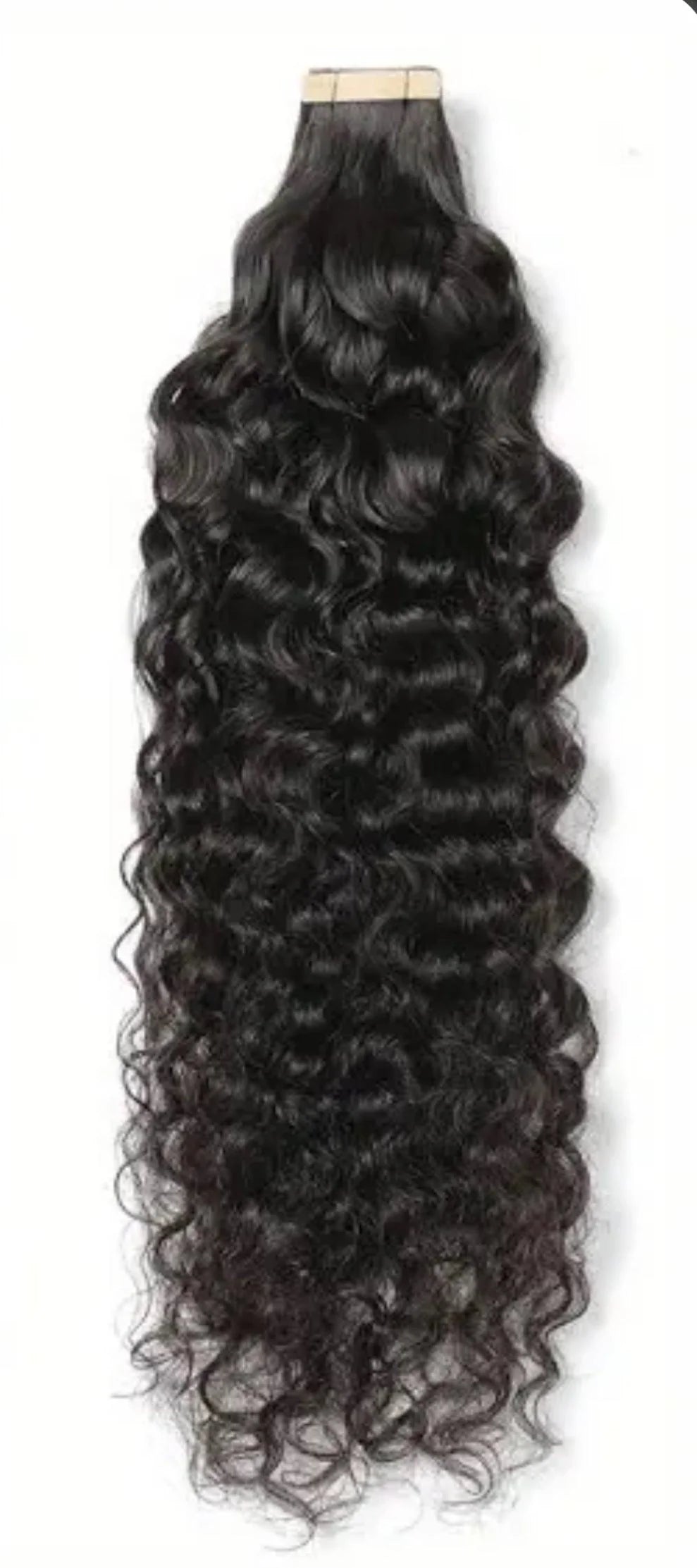 Raw Burmes Curly  TAPE INS