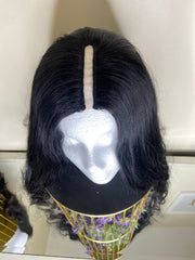 Straight thin part Wig